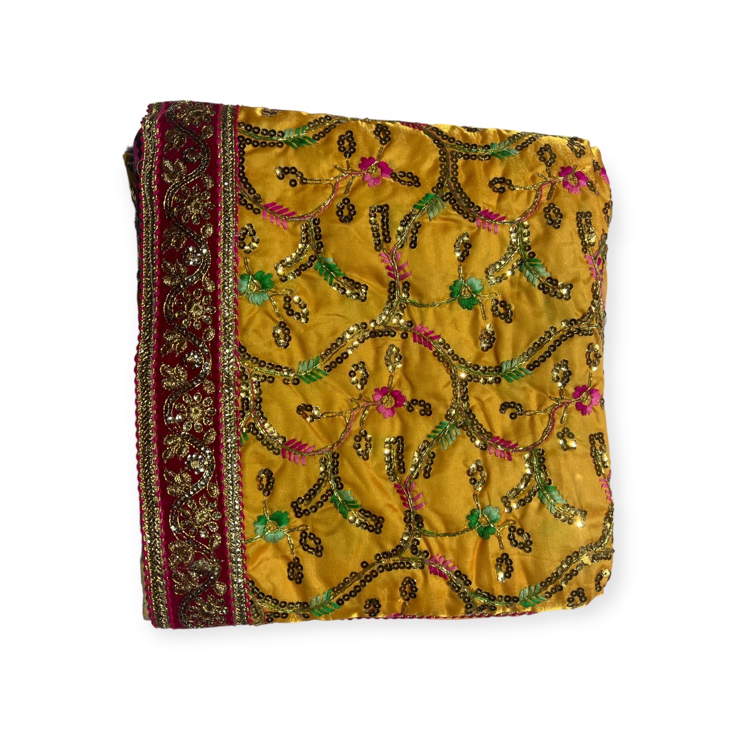 Heavy Embroidery Rumala Sahib Double Set with Cotton Lining and Embroidered Gota ( Colors available White Blue Yellow)