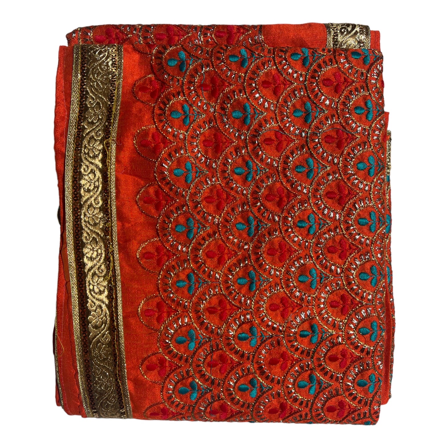 Heavy Embroidery Rumala Sahib Double Set with Gota Lining ( Colors available Red Orange Green Yellow Maroon)