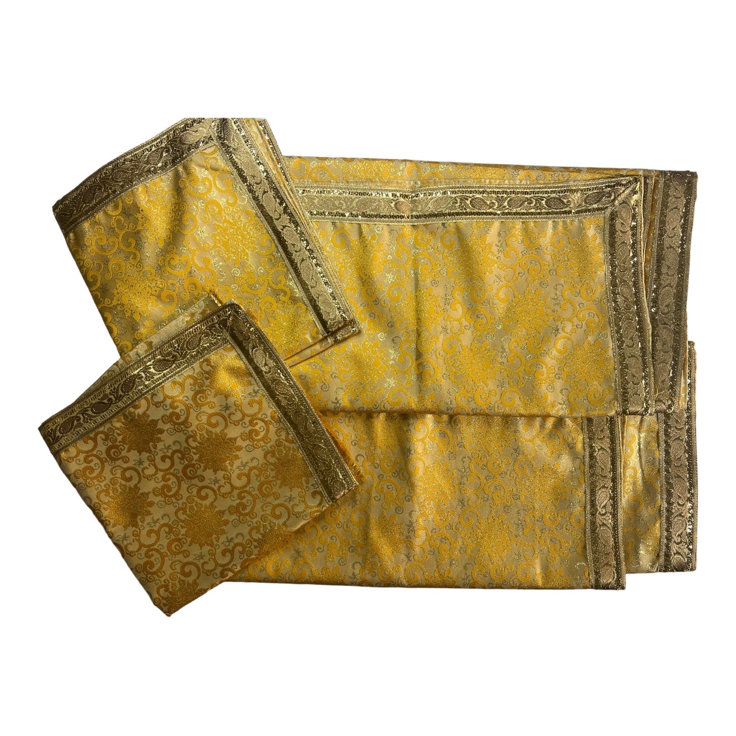Heavy Embroidery Rumala Sahib Double Set with Gota Lining ( Colors available Red Orange Green Yellow Maroon)