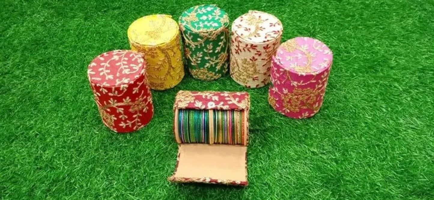 Assorted Color Women's Jewelry box, Wedding Favor, Bangle Box, Wedding Gift, Birthday Gift, Gift Box, Indian Bridesmaid box, Return Gift New