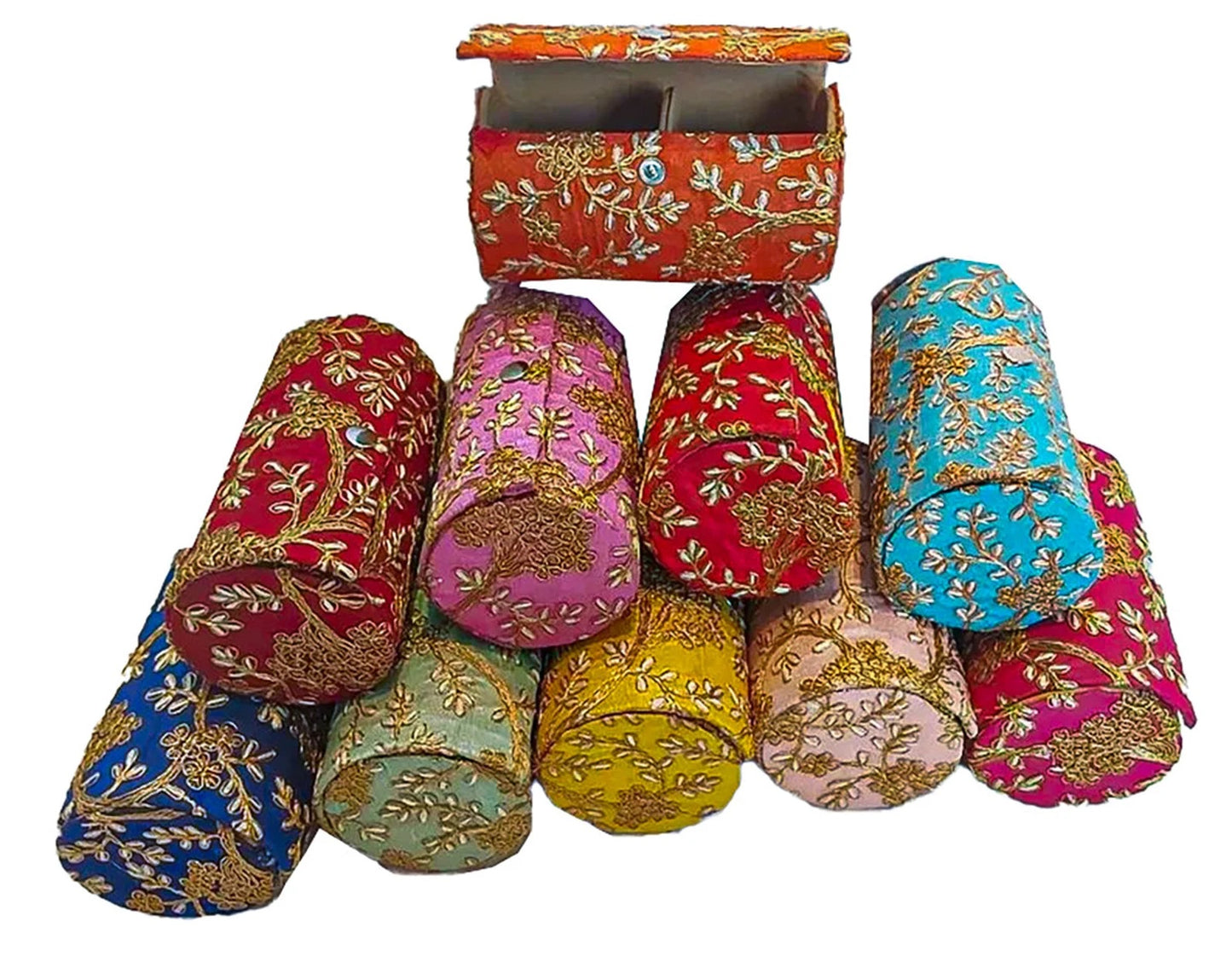 Assorted Color Women's Jewelry box, Wedding Favor, Bangle Box, Wedding Gift, Birthday Gift, Gift Box, Indian Bridesmaid box, Return Gift New
