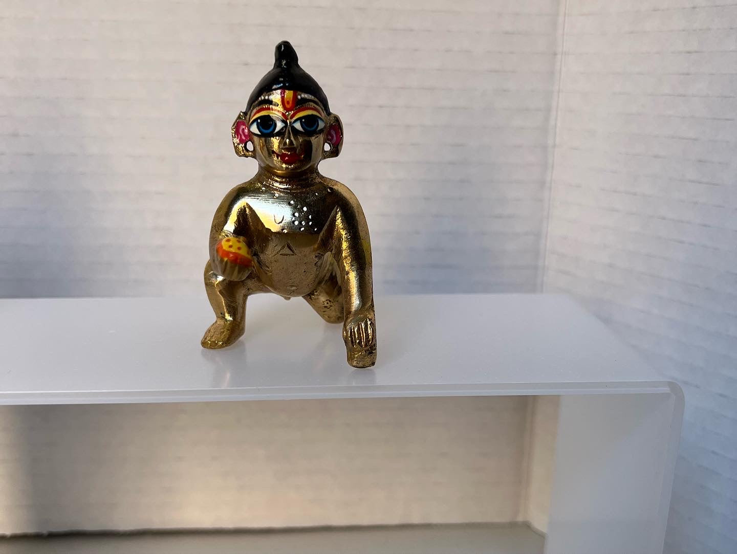 Laddu Gopal Murti / Brass Laddu Gopal Idol Brass / Baby Krishna Bal Gopal Murti Brass / Brass Laddu Gopal