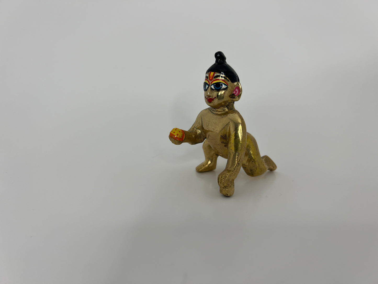 Laddu Gopal Murti / Brass Laddu Gopal Idol Brass / Baby Krishna Bal Gopal Murti Brass / Brass Laddu Gopal