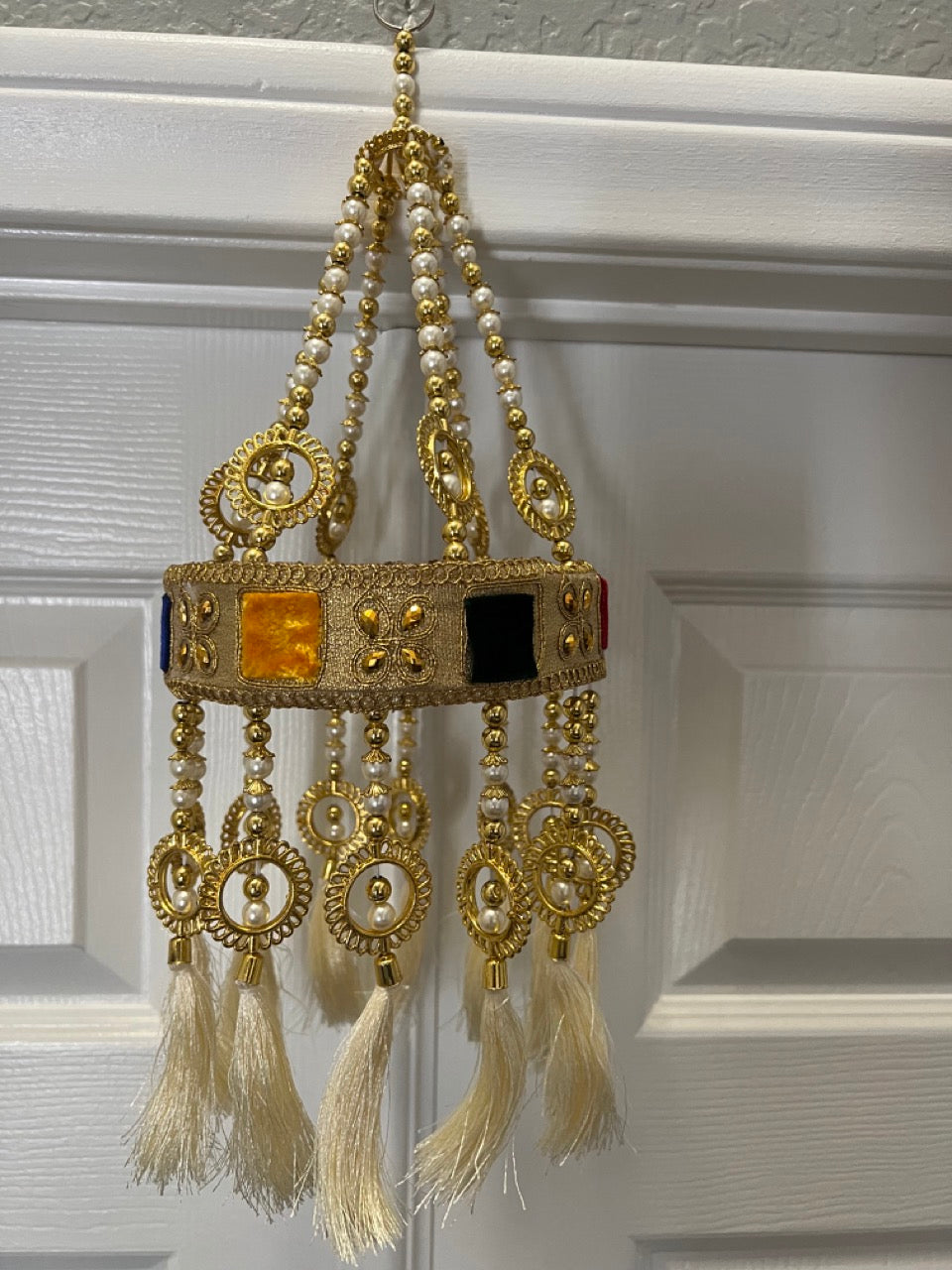 Home Decorations Jhoomar Door Hanging Pearls Beads Jhumka Style Latkan Diwali decor Home decor