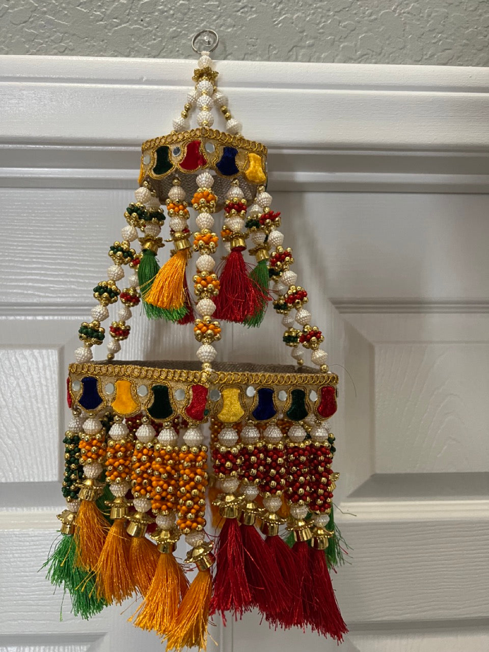 Home Decorations Pom Pom Jhoomar Door Hanging Jhumka Style Latkan Diwali decor Home decor