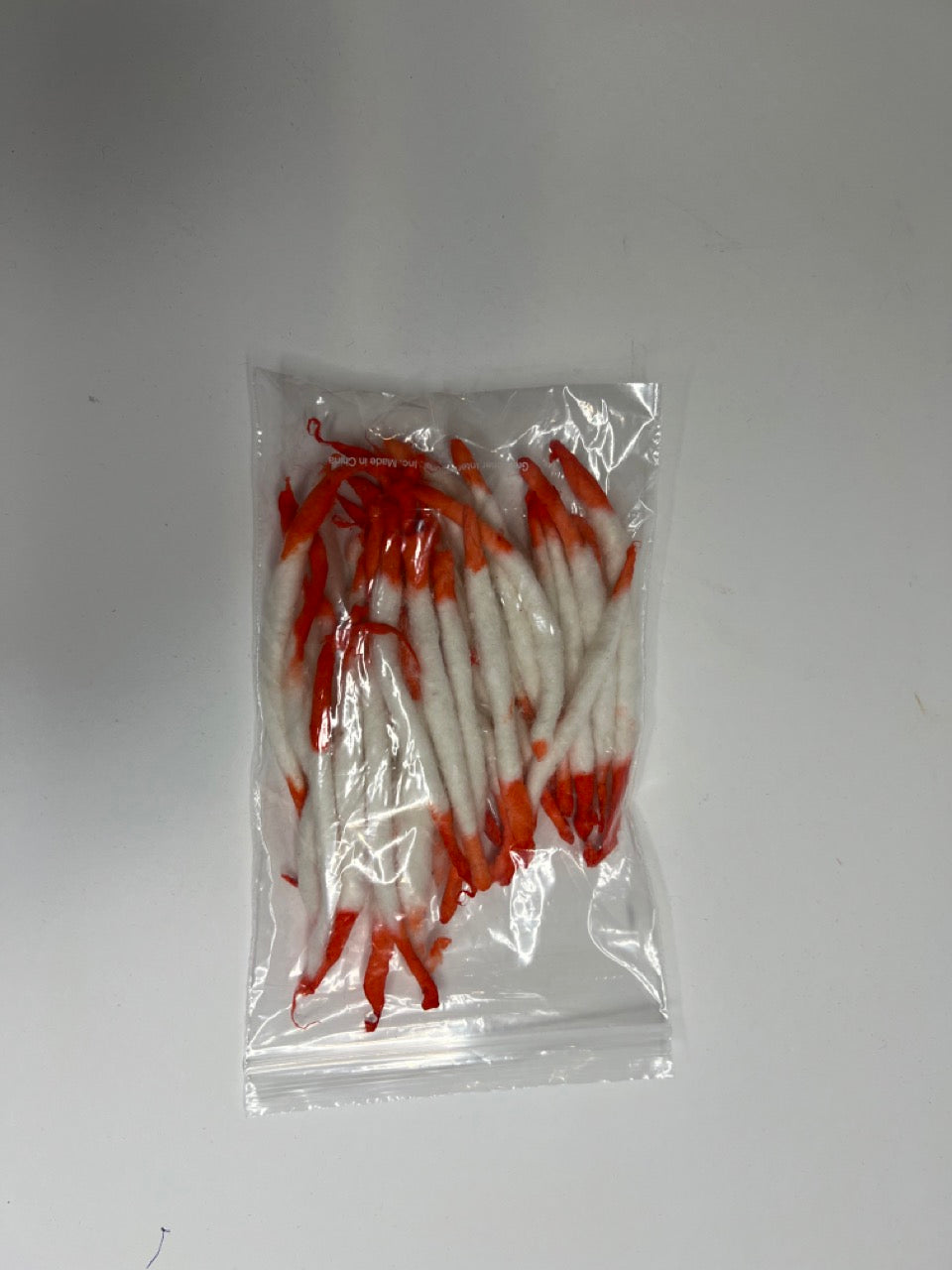 Long Cotton Wicks | Diya Wicks | Pure Cotton Wicks Red and White Long (3 Inches)