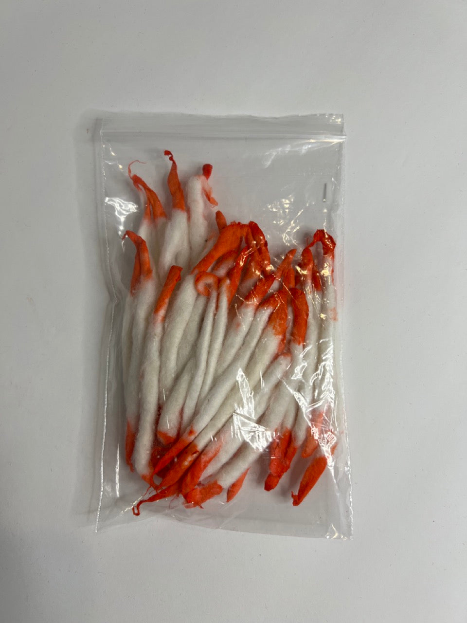 Long Cotton Wicks | Diya Wicks | Pure Cotton Wicks Red and White Long (3 Inches)