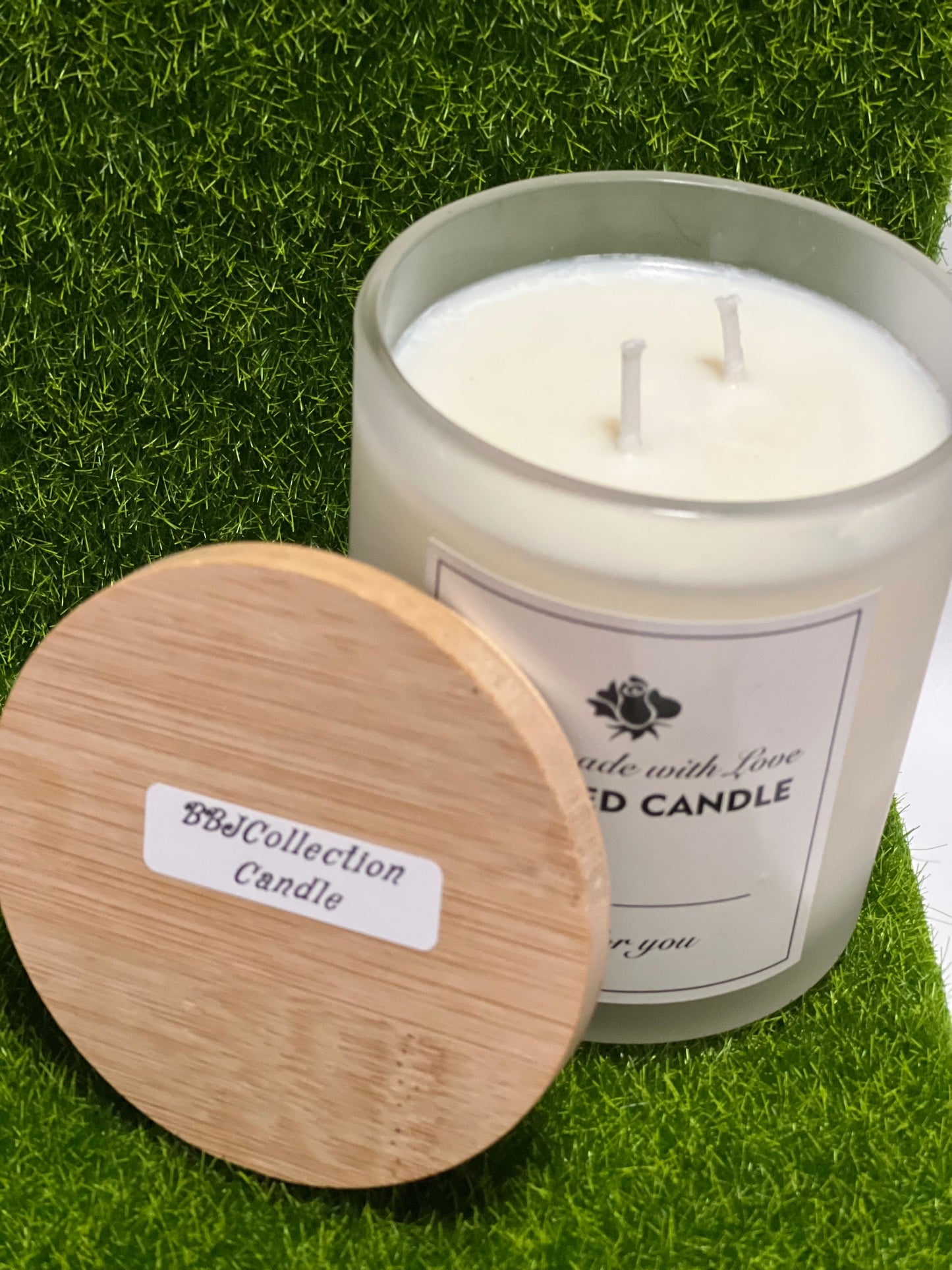 Pure Soy Wax Candles / Handmade Candles / Soy Candles / Multiple Scents / 10 oz Frost Jar Candle / Gift Candle / Homedecor