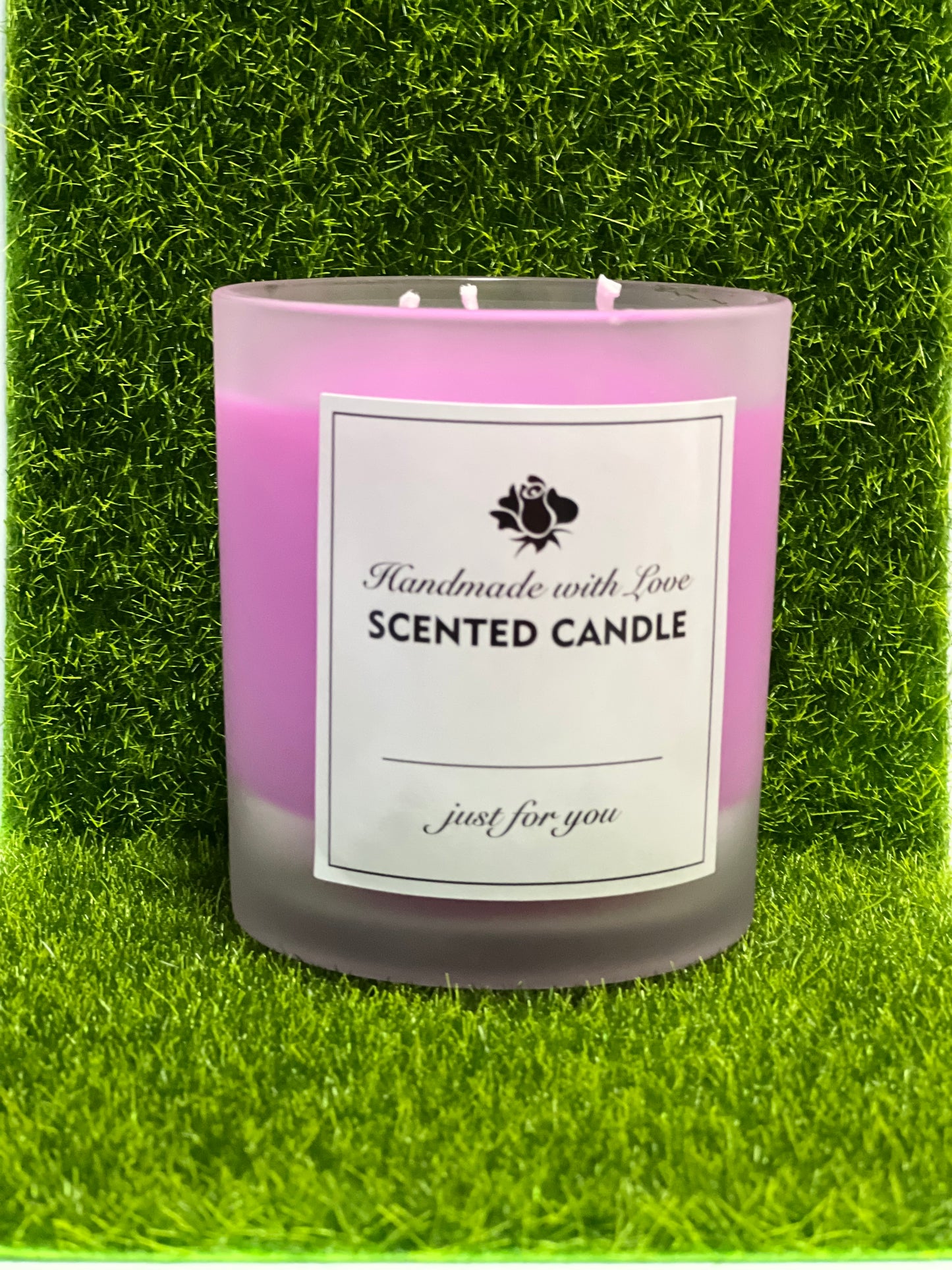 Pure Soy Wax Candles / Handmade Candles / Soy Candles / Multiple Scents / 10 oz Frost Jar Candle / Gift Candle / Homedecor
