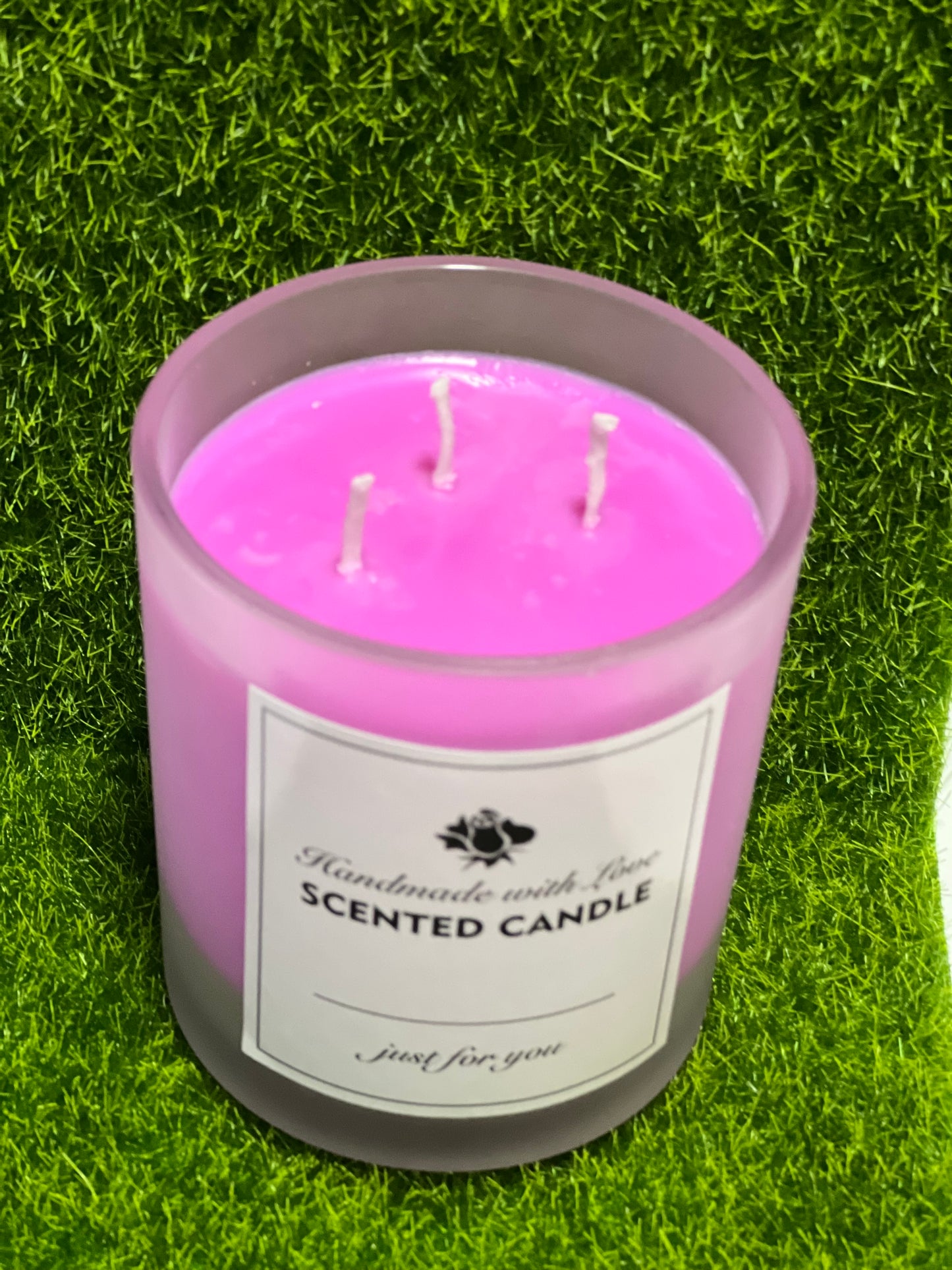Pure Soy Wax Candles / Handmade Candles / Soy Candles / Multiple Scents / 10 oz Frost Jar Candle / Gift Candle / Homedecor