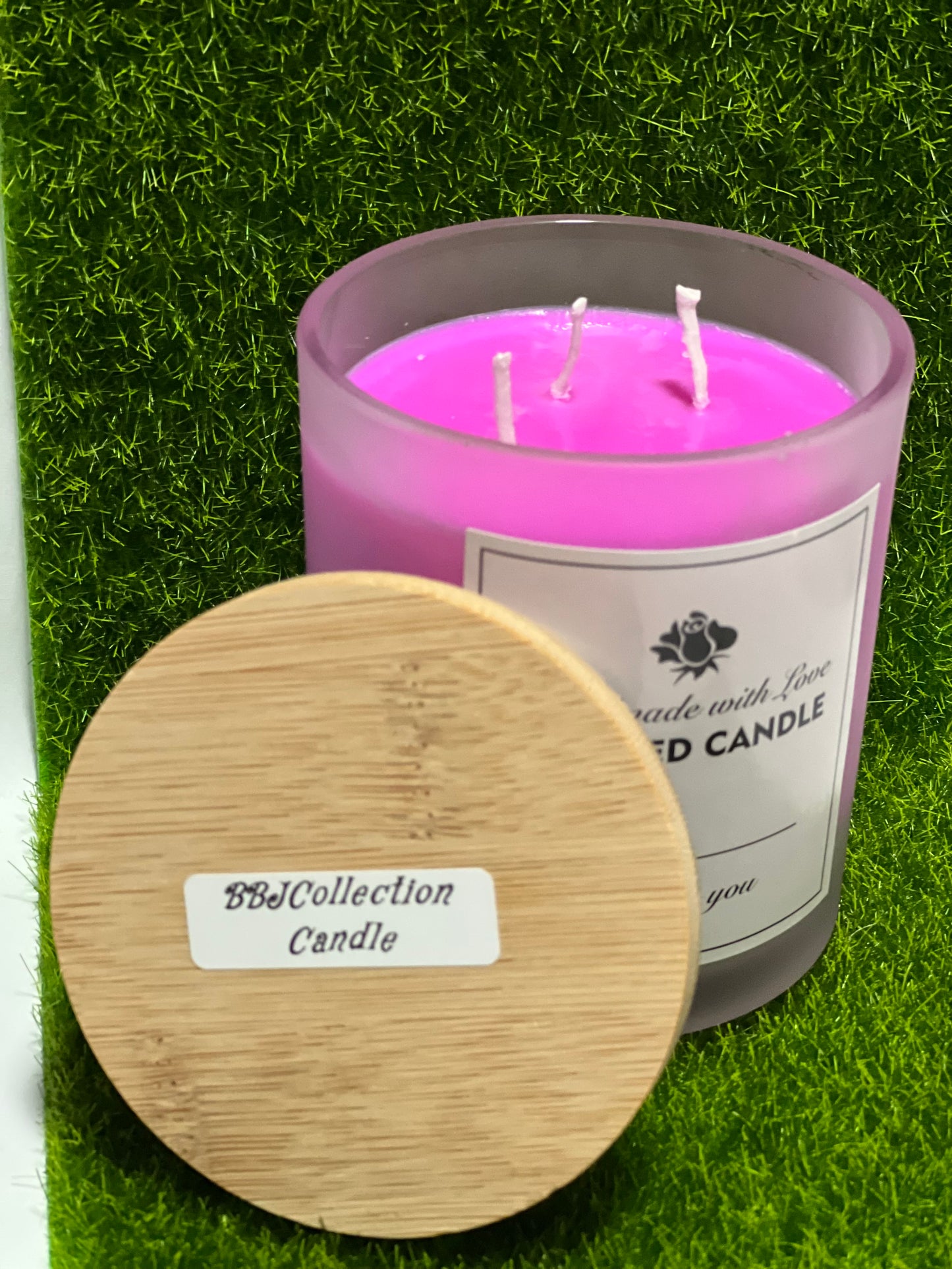 Pure Soy Wax Candles / Handmade Candles / Soy Candles / Multiple Scents / 10 oz Frost Jar Candle / Gift Candle / Homedecor