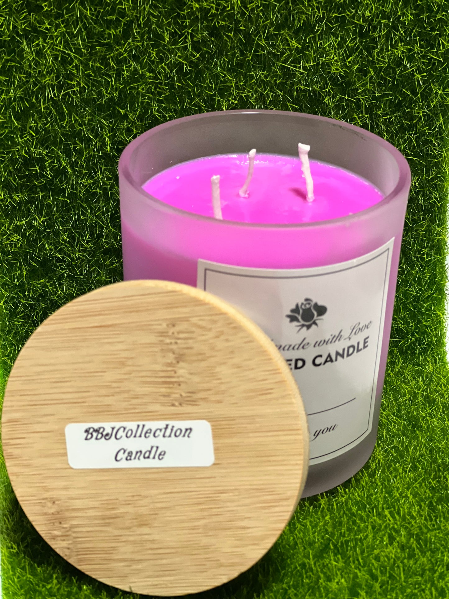 Pure Soy Wax Candles / Handmade Candles / Soy Candles / Multiple Scents / 10 oz Frost Jar Candle / Gift Candle / Homedecor