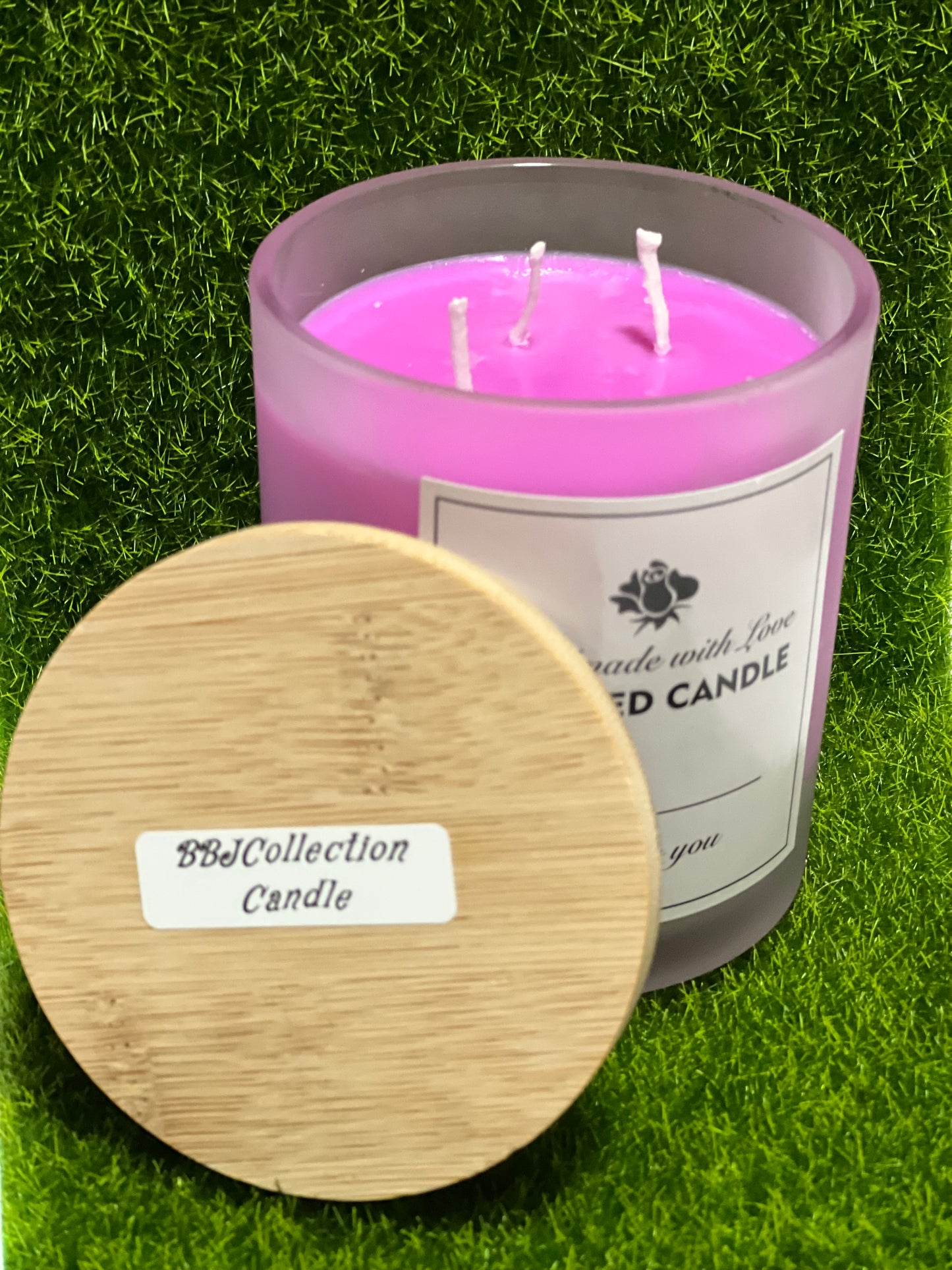 Pure Soy Wax Candles / Handmade Candles / Soy Candles / Multiple Scents / 10 oz Frost Jar Candle / Gift Candle / Homedecor