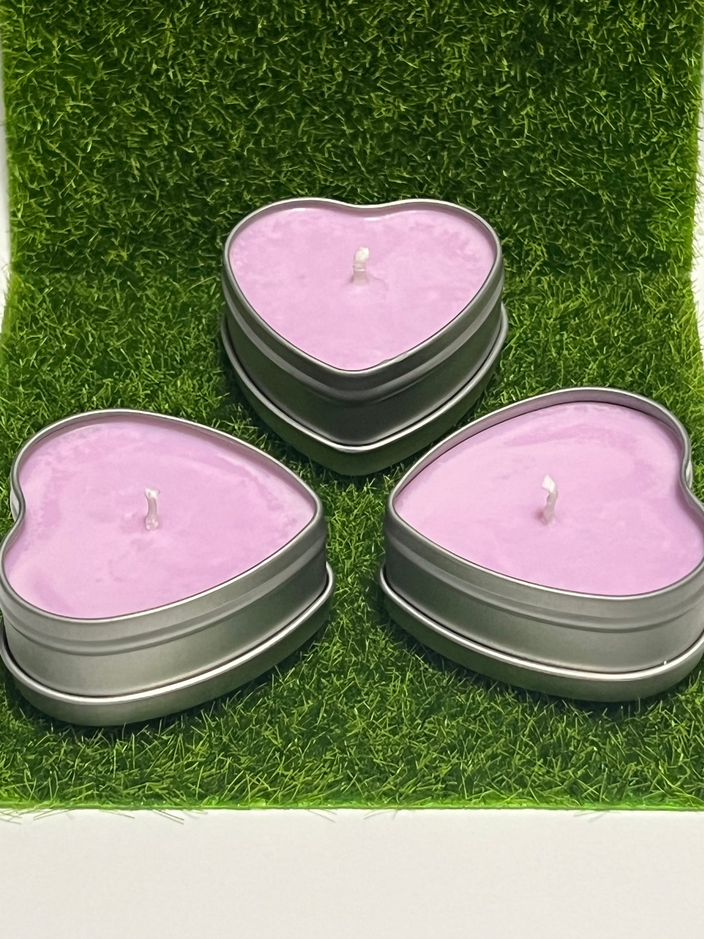 Pure Soy Wax Candles / Handmade Candles / Soy Candles / Heart Candle / Tin Candle / Gift Candle / Homedecor