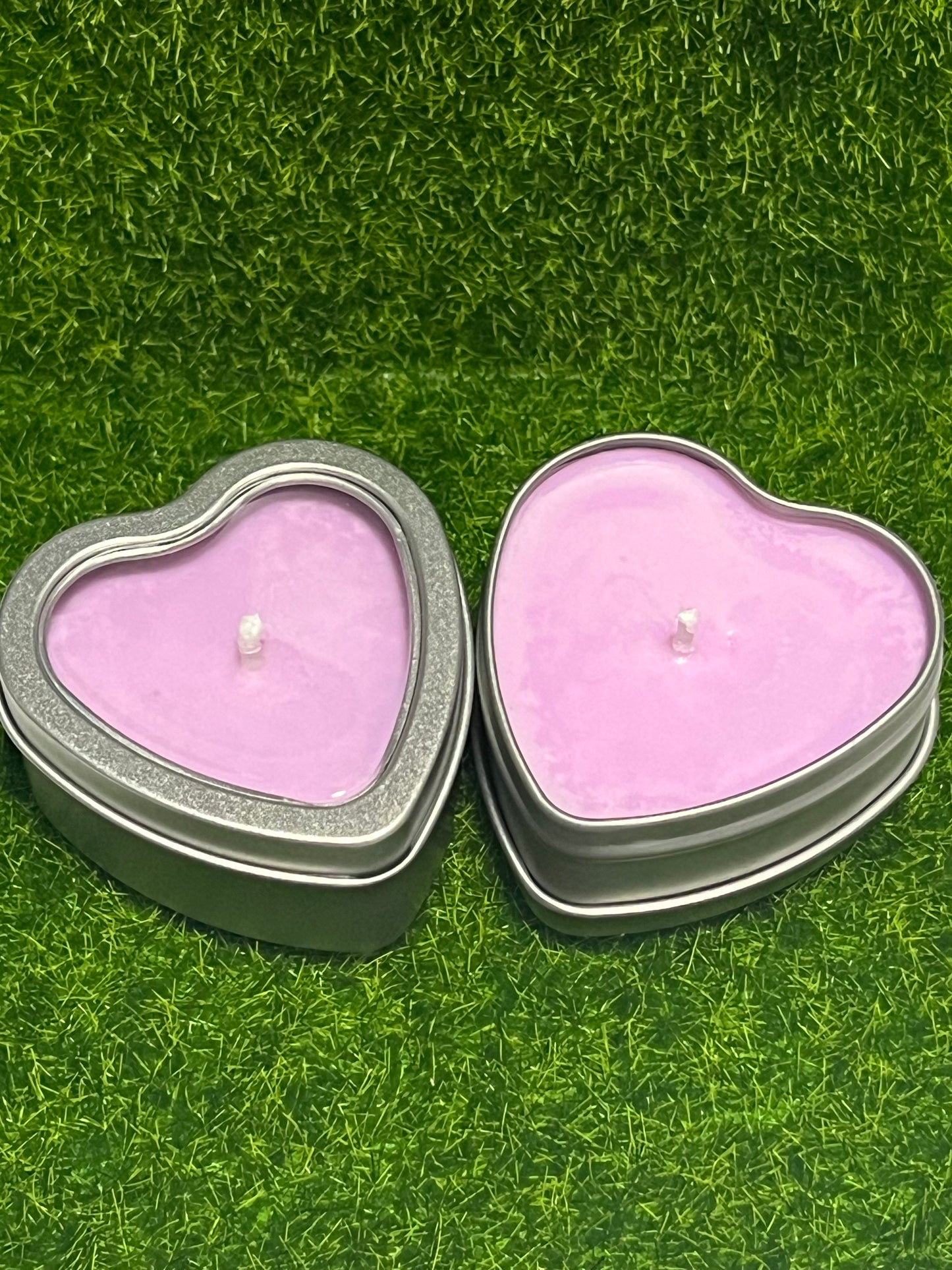 Pure Soy Wax Candles / Handmade Candles / Soy Candles / Heart Candle / Tin Candle / Gift Candle / Homedecor