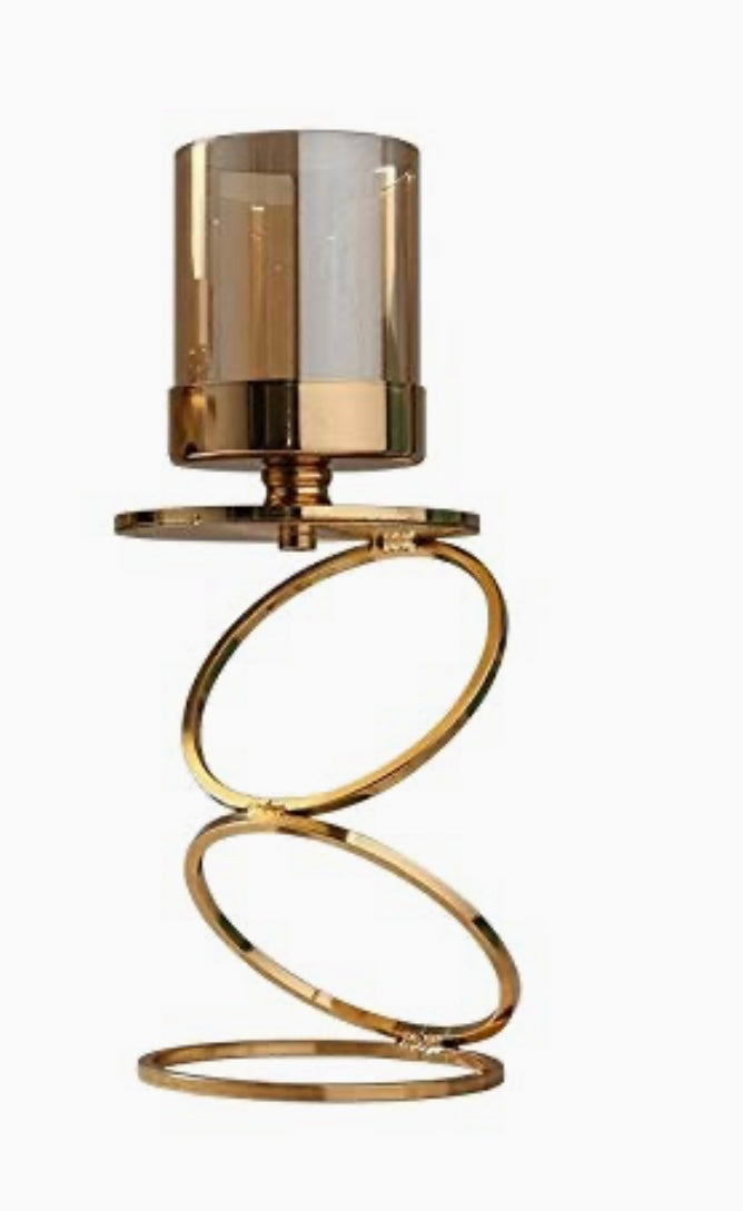 Nordic Metal candle Holder Romantic Candle Holder Decoration Glass Candle Holder