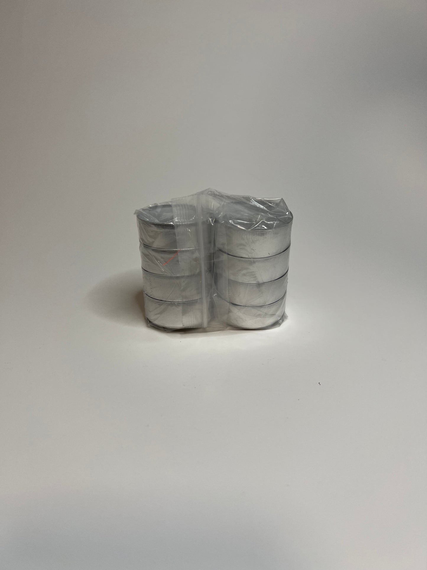 Tea Lights Long Burn Night Light Candles White Unscented Candles Set of 8