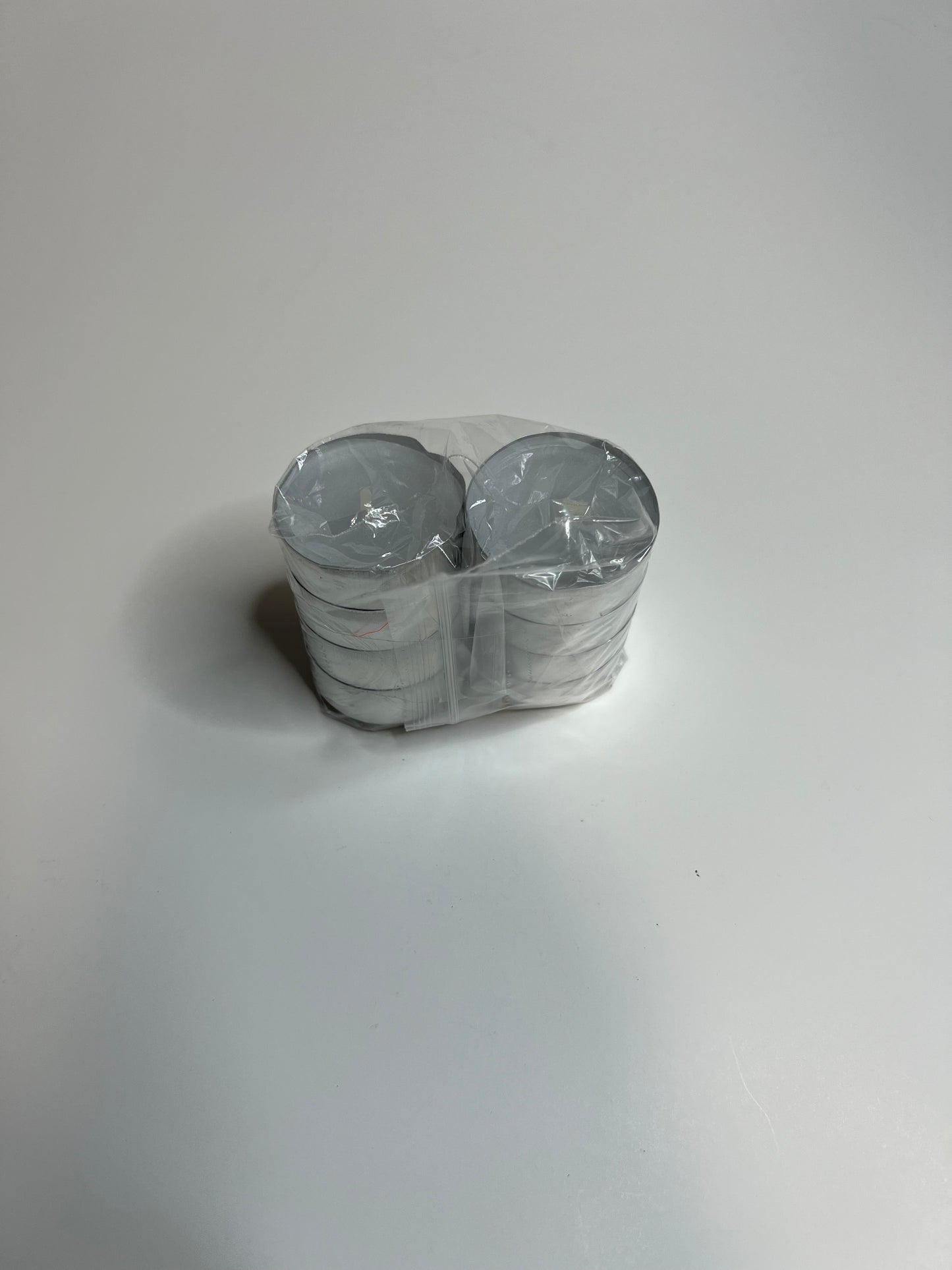 Tea Lights Long Burn Night Light Candles White Unscented Candles Set of 8