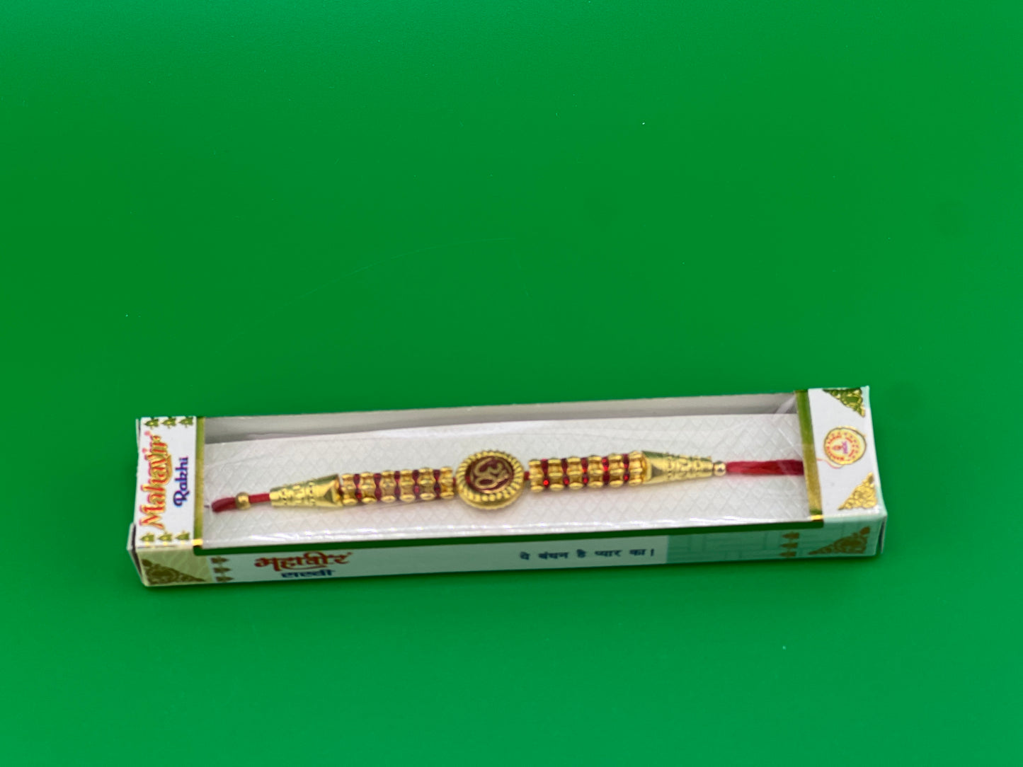 TIED RIBBONS Rakhi for Brother Rakhi for Bhaiya | Roli Chawal TIka - Raksha bandhan Rakhi Bracelet for Brother Rakhi Set | Rakhi Thread | Bhai Rakhi - om design