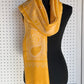 Silk Wool Blend Scarves Stole With Shimmery Crystal Work and Hand Embroidery