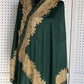 Silk Wool Blend Scarves Stole With Shimmery Crystal Work and Hand Embroidery