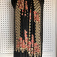 Silk Wool Blend Scarves Stole With Shimmery Crystal Work and Hand Embroidery