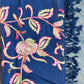 Silk Wool Blend Scarves Stole With Shimmery Crystal Work and Hand Embroidery