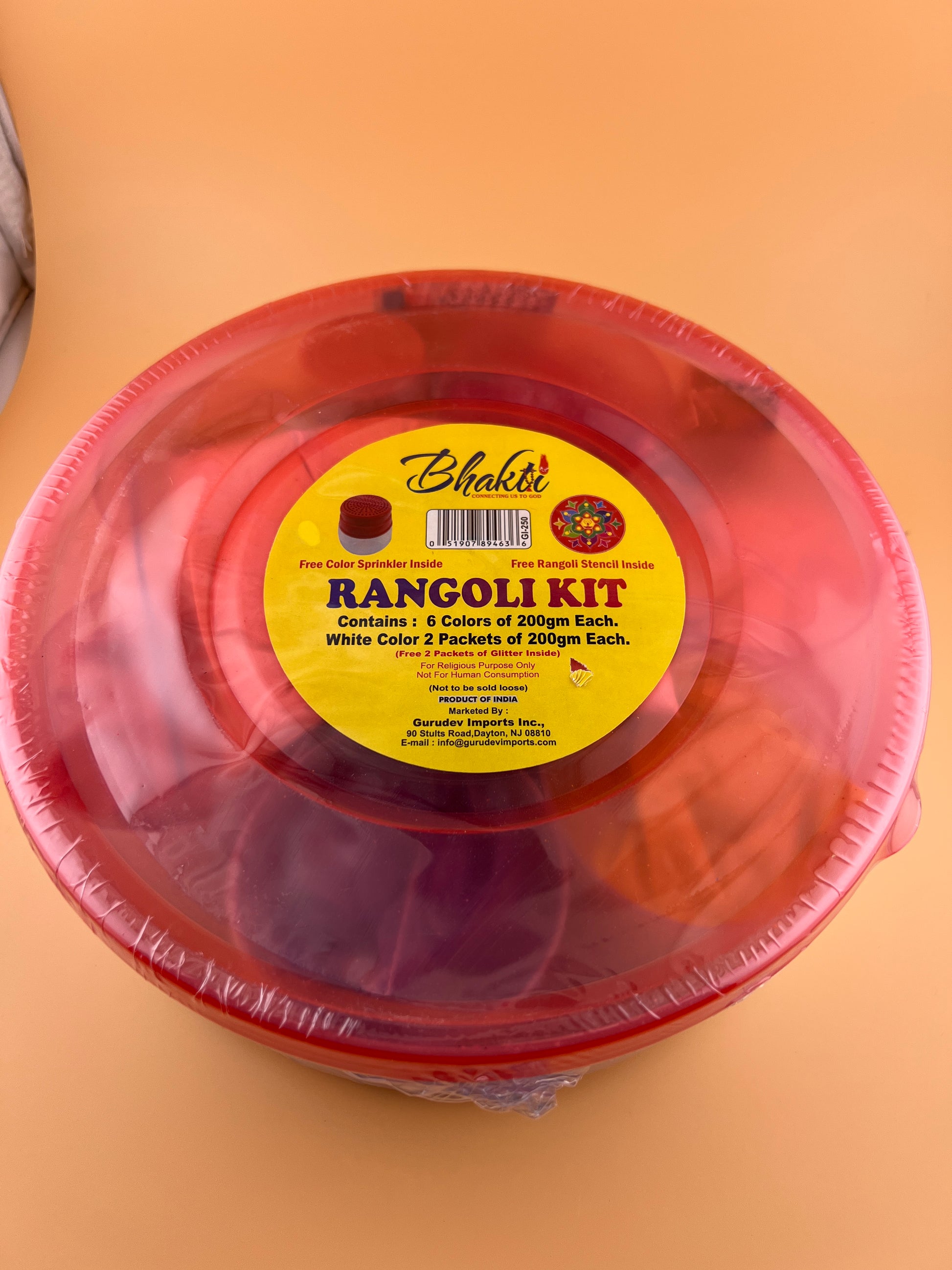 Decorative Buckets :RANGOLI, Rangoli COLORS KIT BOX l rangoli powder