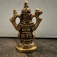 Brass Ganesha Statue | 9 cm Brass Ganesh Culture Religious Home Decor | Good Luck Gift For New Begining and New Success | God Statue Wealth Sculpture