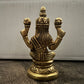 Brass Laxmi Statue | 9 cm Brass Laxmi Culture Religious Home Decor | Good Luck Gift For New Begining and New Success | God Statue Wealth Sculpture