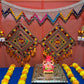Handmade Pearl Toran with Hangings | Bandharwar | Pooja mandir door hanging | Home decor bandhanwar | Indian diwali decoration| Indian décor