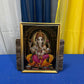 Ganesh Lakshmi 3D Photo Frame, Diwali Pooja, Laxmi Poojan, Hinduism, Indian God Goddess Picture Frame, Religious Framed Poster