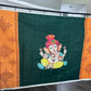 Indian Pooja Cloth Backdrop For Housewarming | Festival | Home Decoration | Functions | Home Pooja And For All Traditional Events 5x8 feet