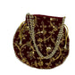 Indian Mirror Potli Bag | Pouch | Coin & Jewellery Purse