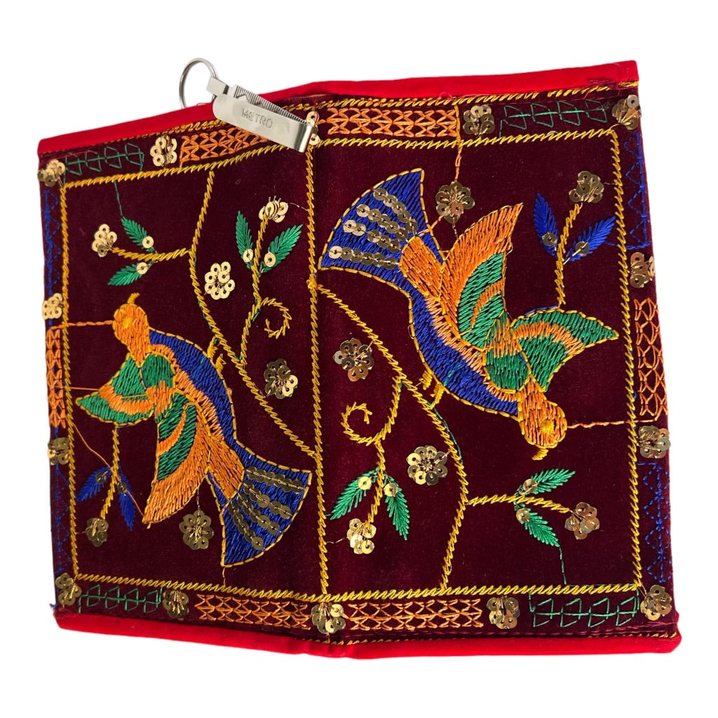 Ethnic Wallet for Women, Embroidered Purse, Zip Wallet, Purse for Women, Clutch for Women