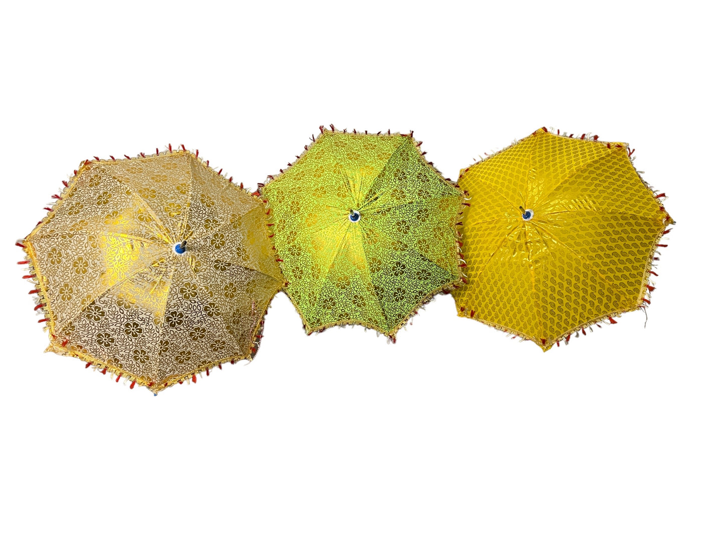Indian Vintage Handmade Silk Umbrellas, Indian Wedding Decorative Silk Umbrellas, Home Decor Sun Shade Umbrellas