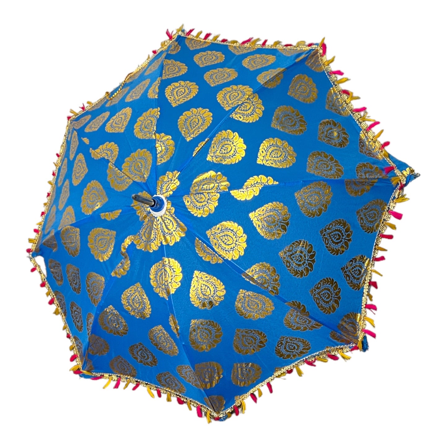Indian Vintage Handmade Silk Umbrellas, Indian Wedding Decorative Silk Umbrellas, Home Decor Sun Shade Umbrellas