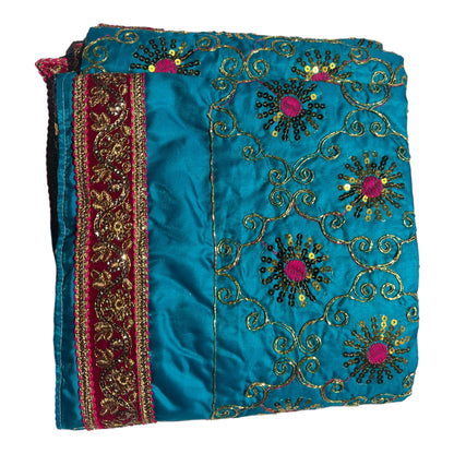 Heavy Embroidery Rumala Sahib Double Set with Cotton Lining and Embroidered Gota ( Colors available White Blue Yellow)