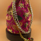 Gota Work Indian Ethnic Potli Bag | Hand Bag | Hand Purse for Party Wedding and Gifting | Women Potli Bag | Pouch | Coin | Phone | Key | Jewellery Purse for Women & Girls