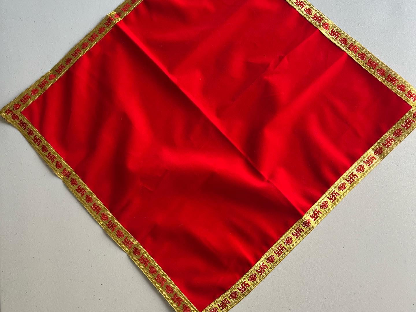 Puja Chowki Aasan | Puja cloth for home temple | Puja Aasan