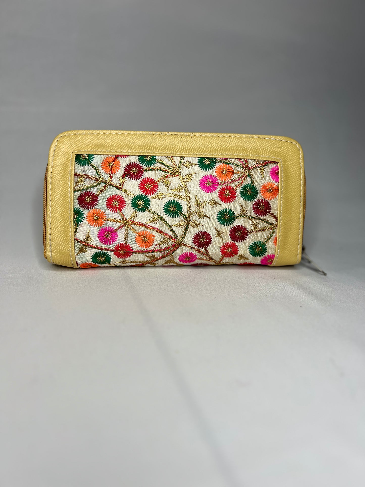 Ethnic Wallet for Women, Embroidered Purse, Zip Wallet, Purse for Women, Clutch for Women