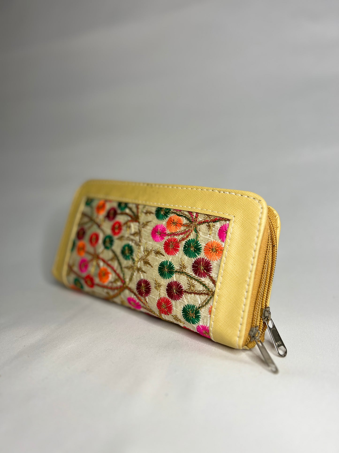 Ethnic Wallet for Women, Embroidered Purse, Zip Wallet, Purse for Women, Clutch for Women