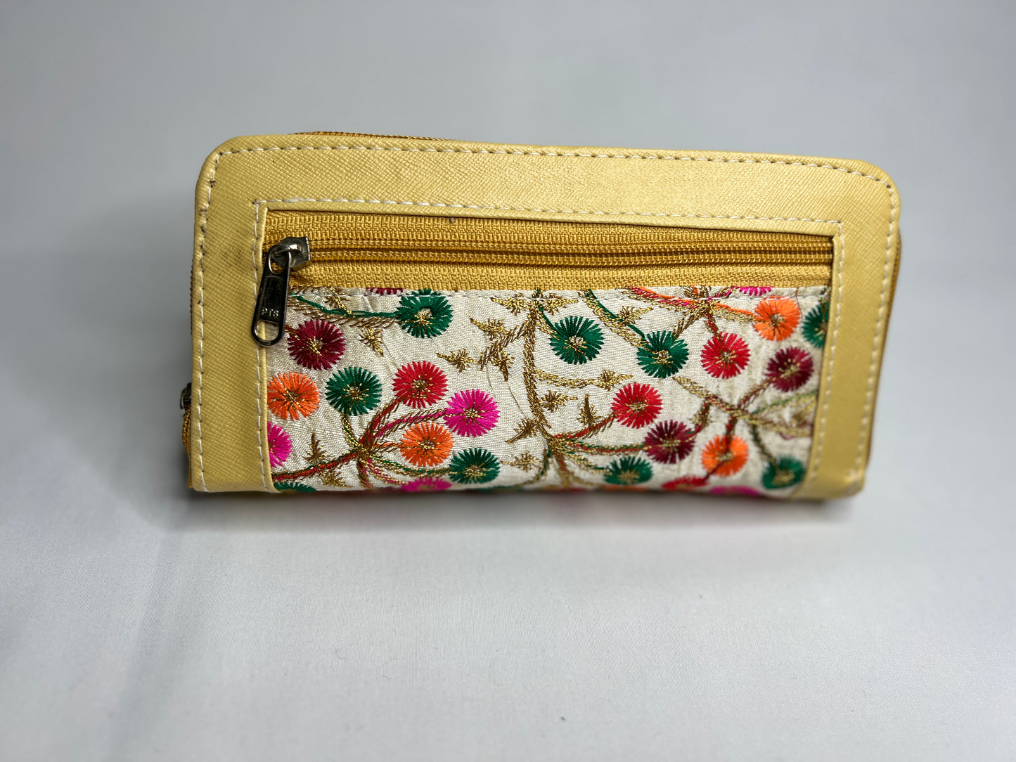 Ethnic Wallet for Women, Embroidered Purse, Zip Wallet, Purse for Women, Clutch for Women