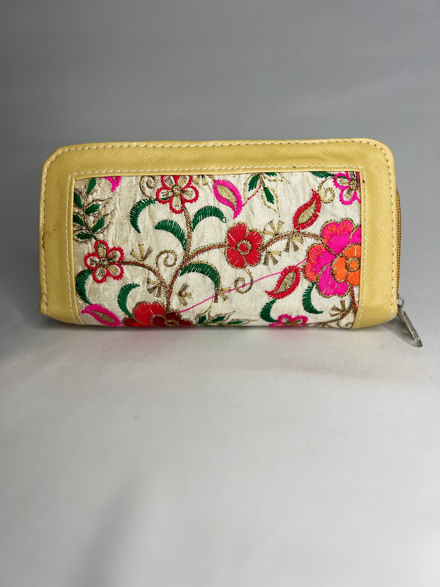 Ethnic Wallet for Women, Embroidered Purse, Zip Wallet, Purse for Women, Clutch for Women