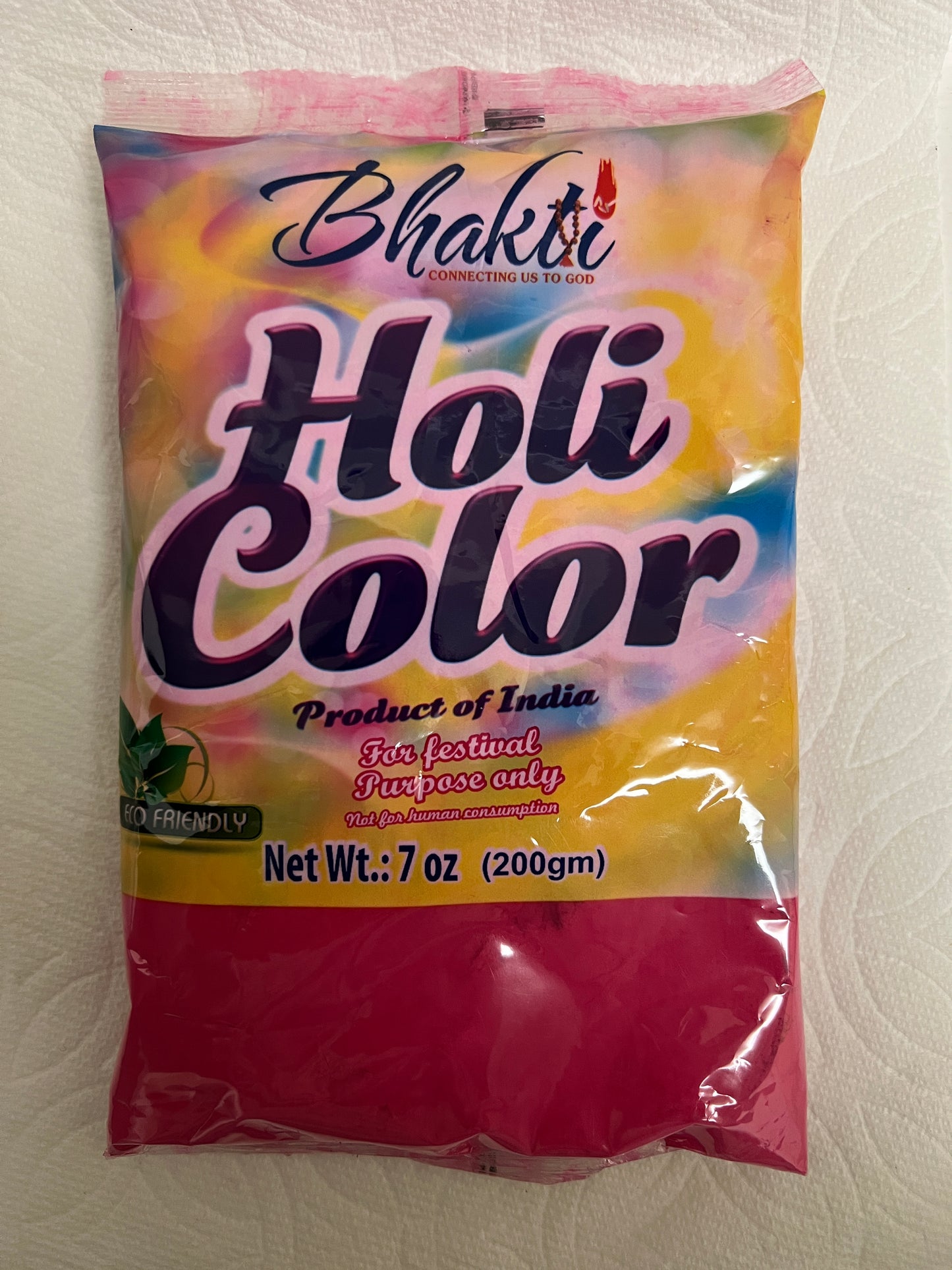 (Pack of 4) Multiple Color Holi Color Powder Packets - Holi Powder, Fun Runs, Backyard Birthday, Youth Group, Color War, Outdoor Fun