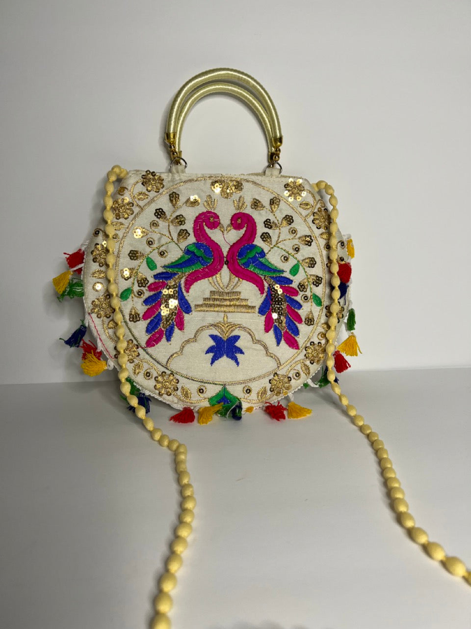 Embroidered Cotton Traditional Ethnic Handbag