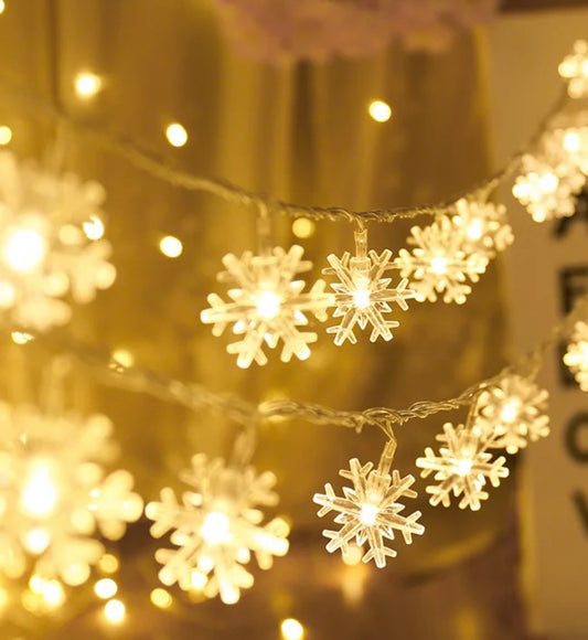 Snowflake LED String Lights | LED Light Battery Operated