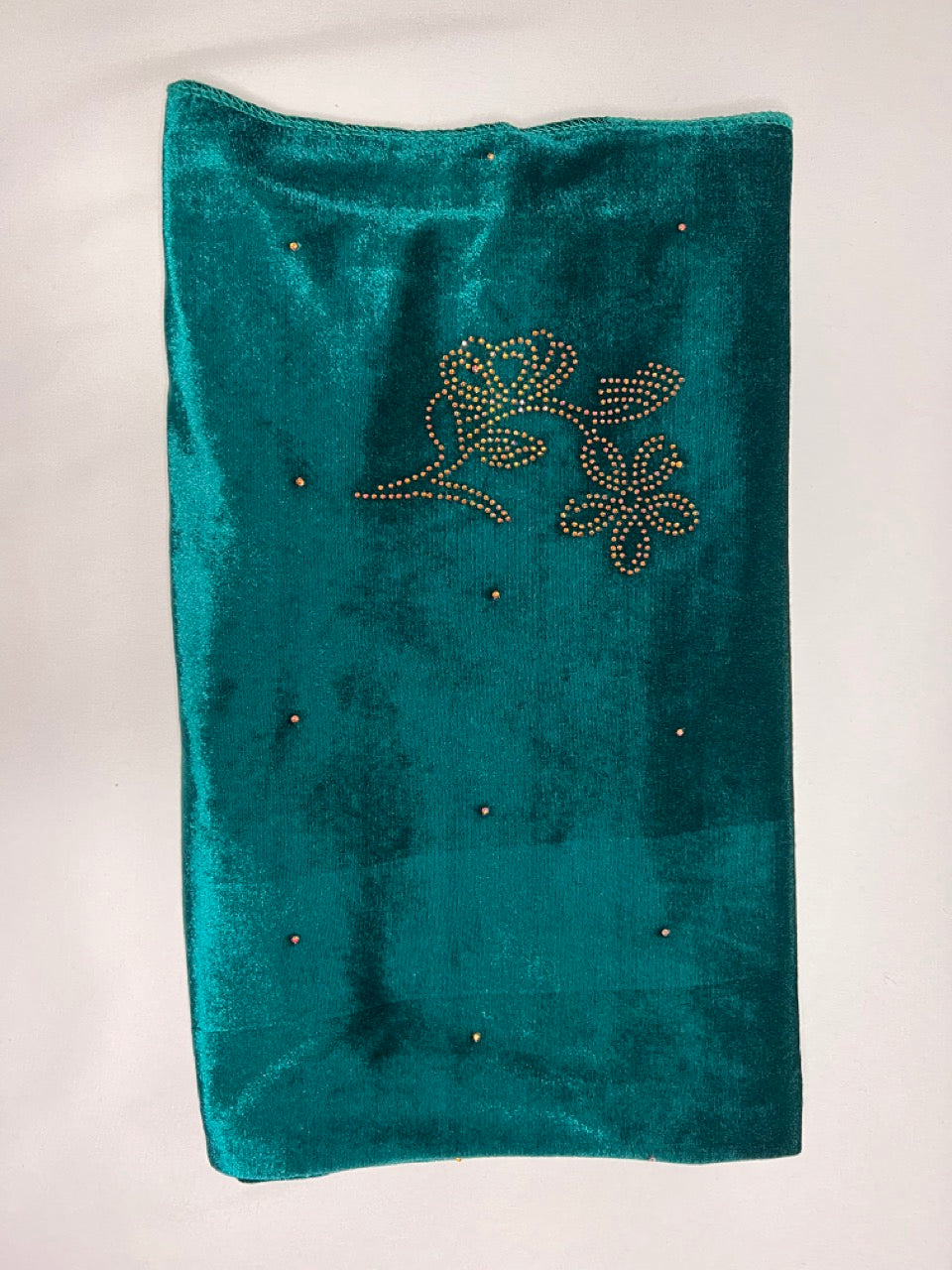 Women Soft Velvet Stole, Dupatta/Shawl, Embllished With Shimmery Crystal Work