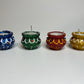 Diwali Matki Diya with Wax Handmade Earthen Clay Terracotta Diya Set of 4 Tealight Candles Festival Event Decoration Diwali Decor Mitti Diya