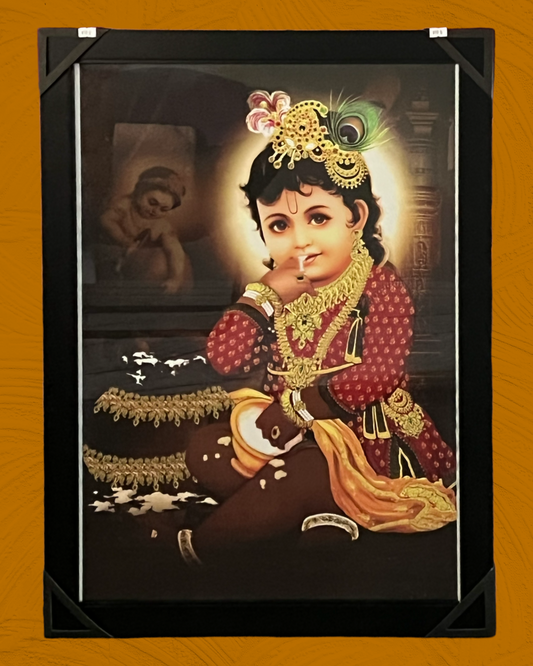 Bal Gopal | Little Krishna Eating Makhan